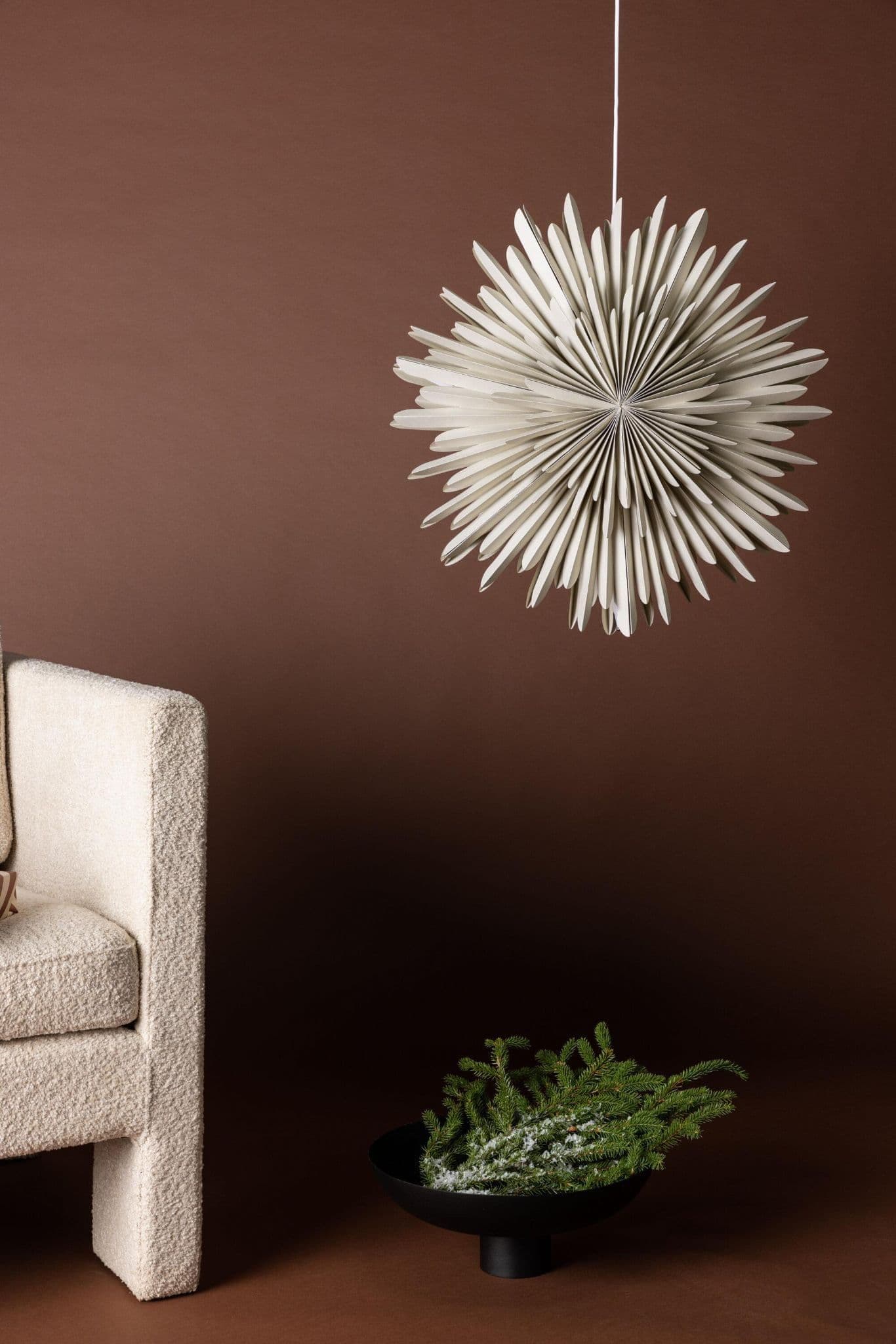 Salen 60 Cm Pendant Lamp, Beige - Image 10