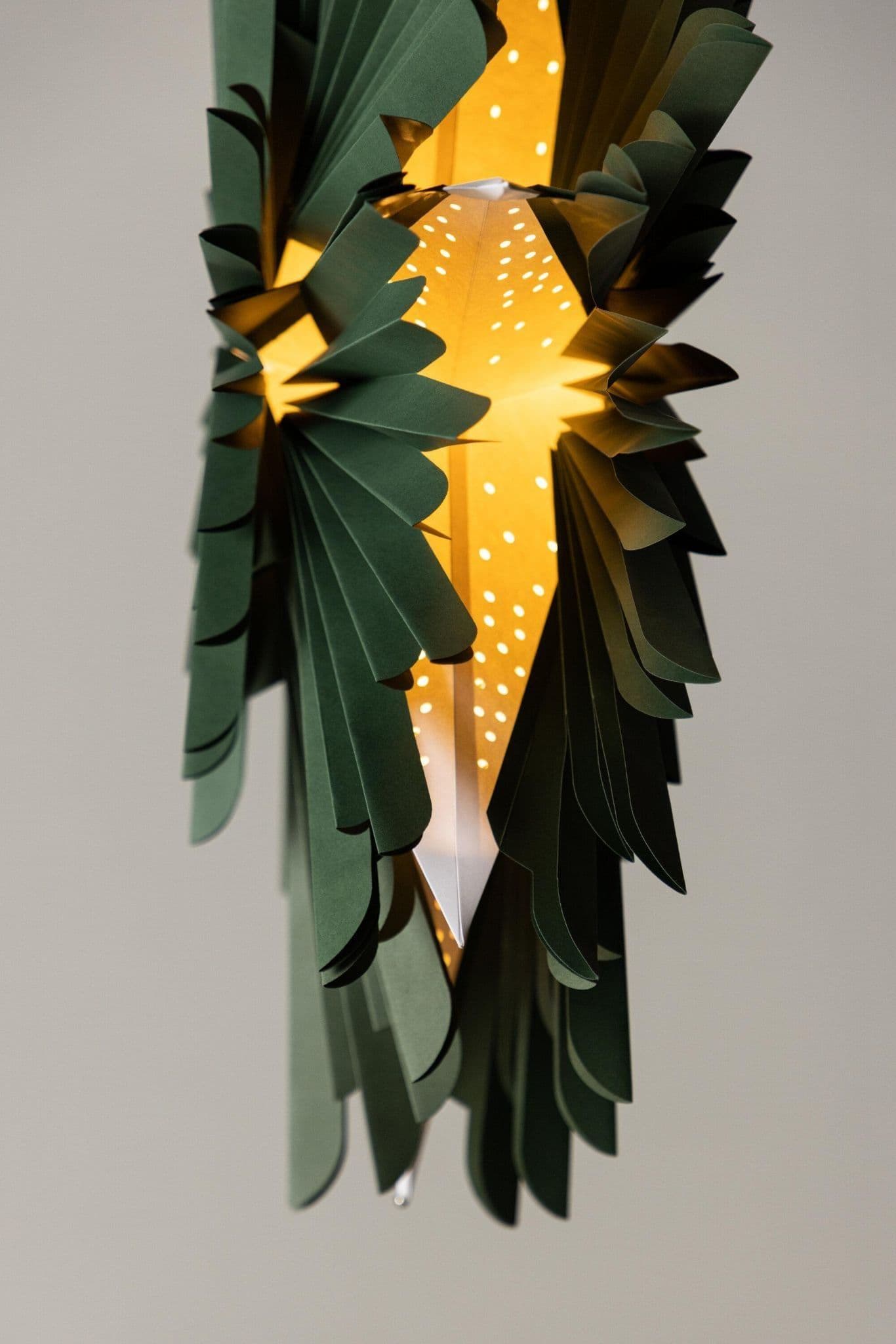 Salen 80 Cm Pendant Lamp, Green - Image 9