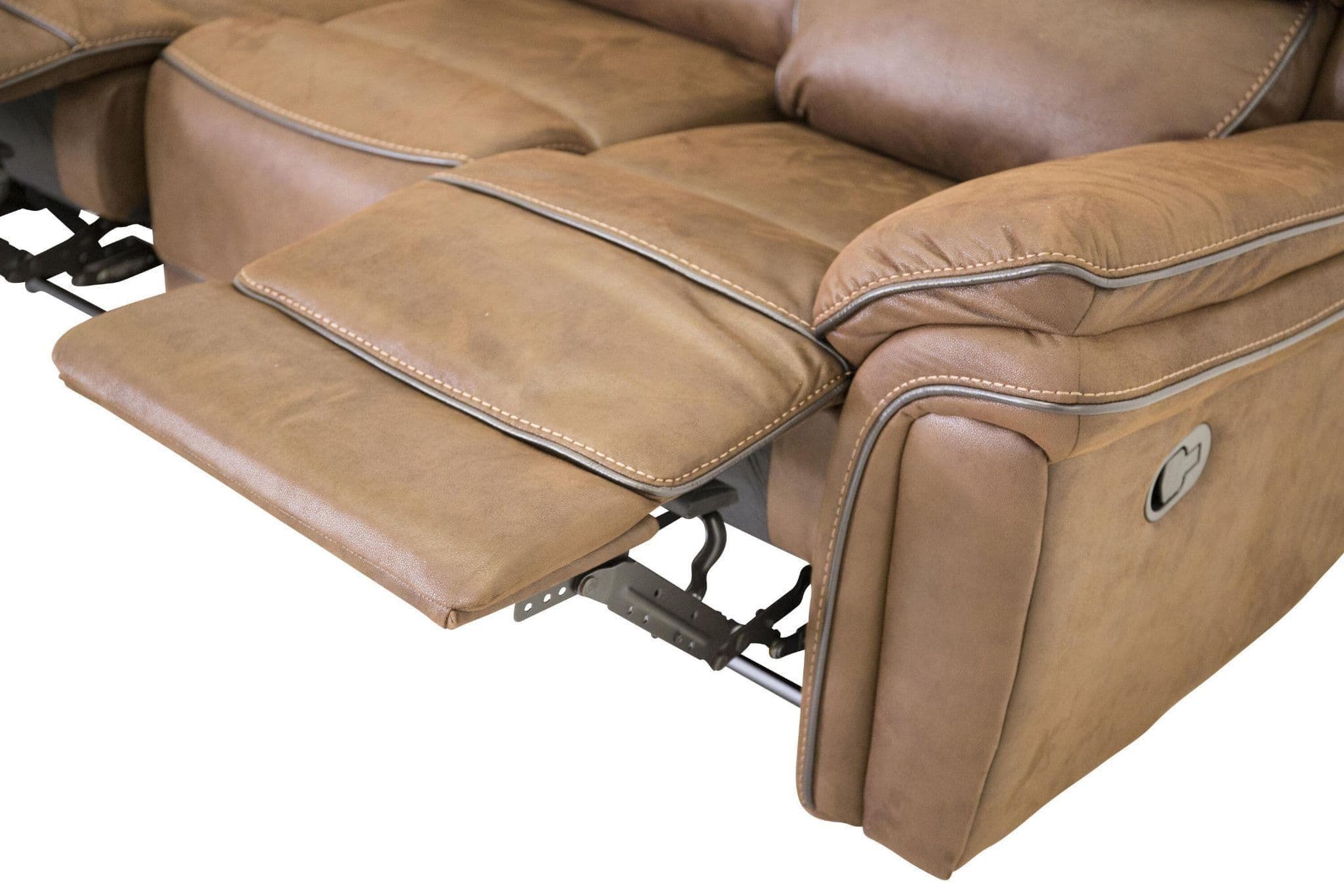 Saranda 3-Seat Recliner Sofa, Grey - Image 12