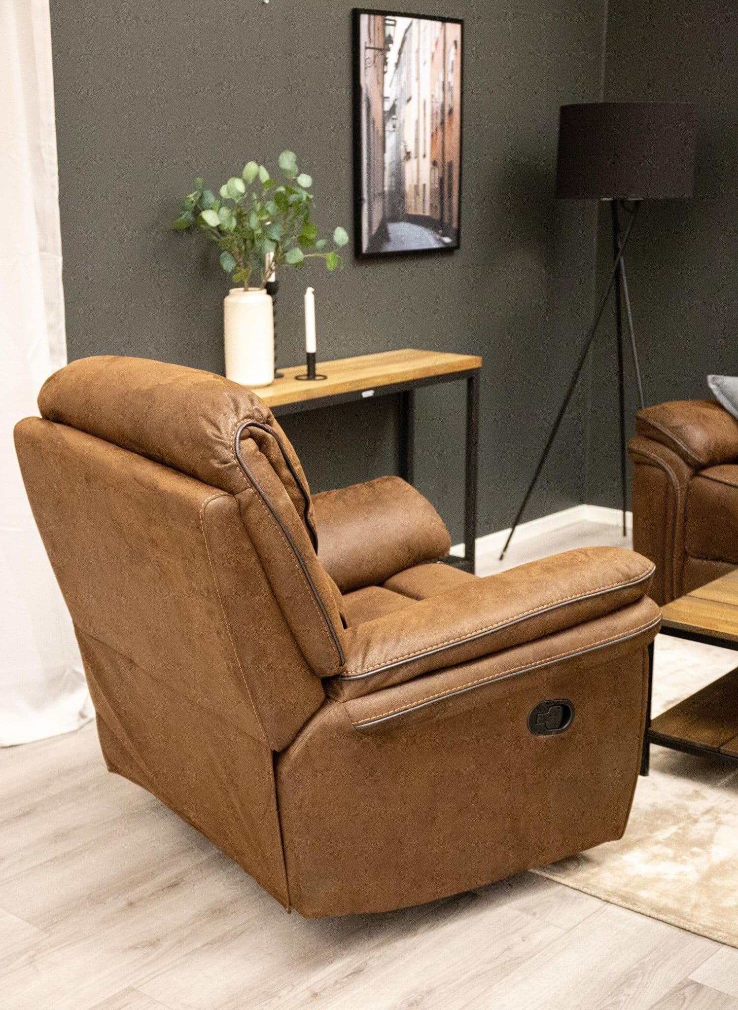 Saranda Recliner Armchair, Grey - Image 19