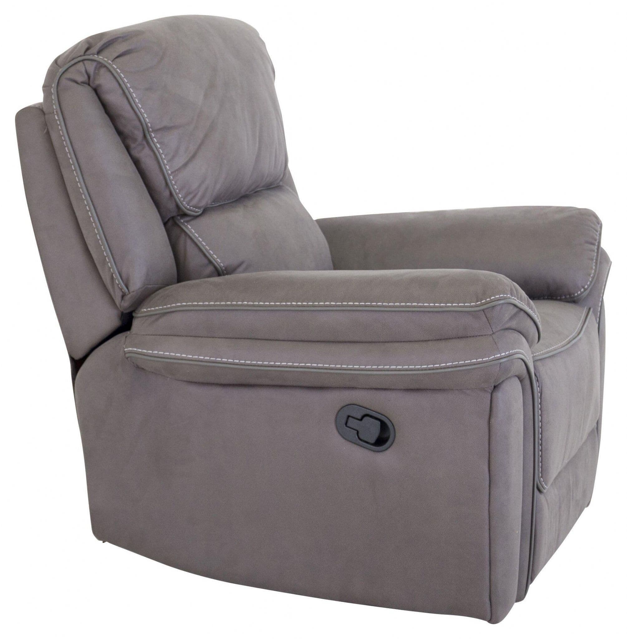 Saranda Recliner Armchair, Grey - Image 6