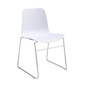 Set Of 4 Stackable Alex Chairs - White