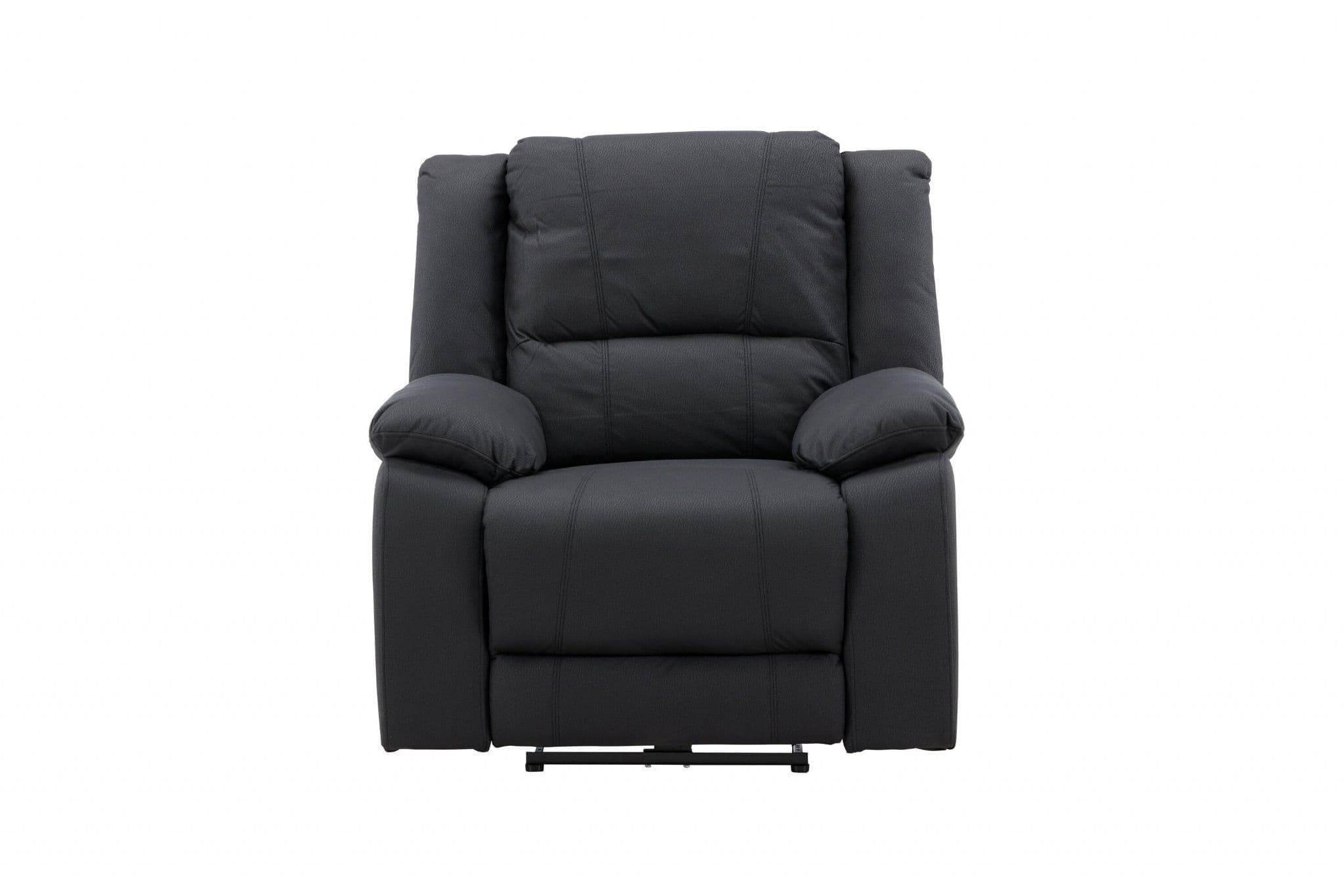 Singapore Recliner Armchair, Black - Image 2