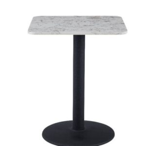 Square Pantheon Dining Table Black Leg 60Cm