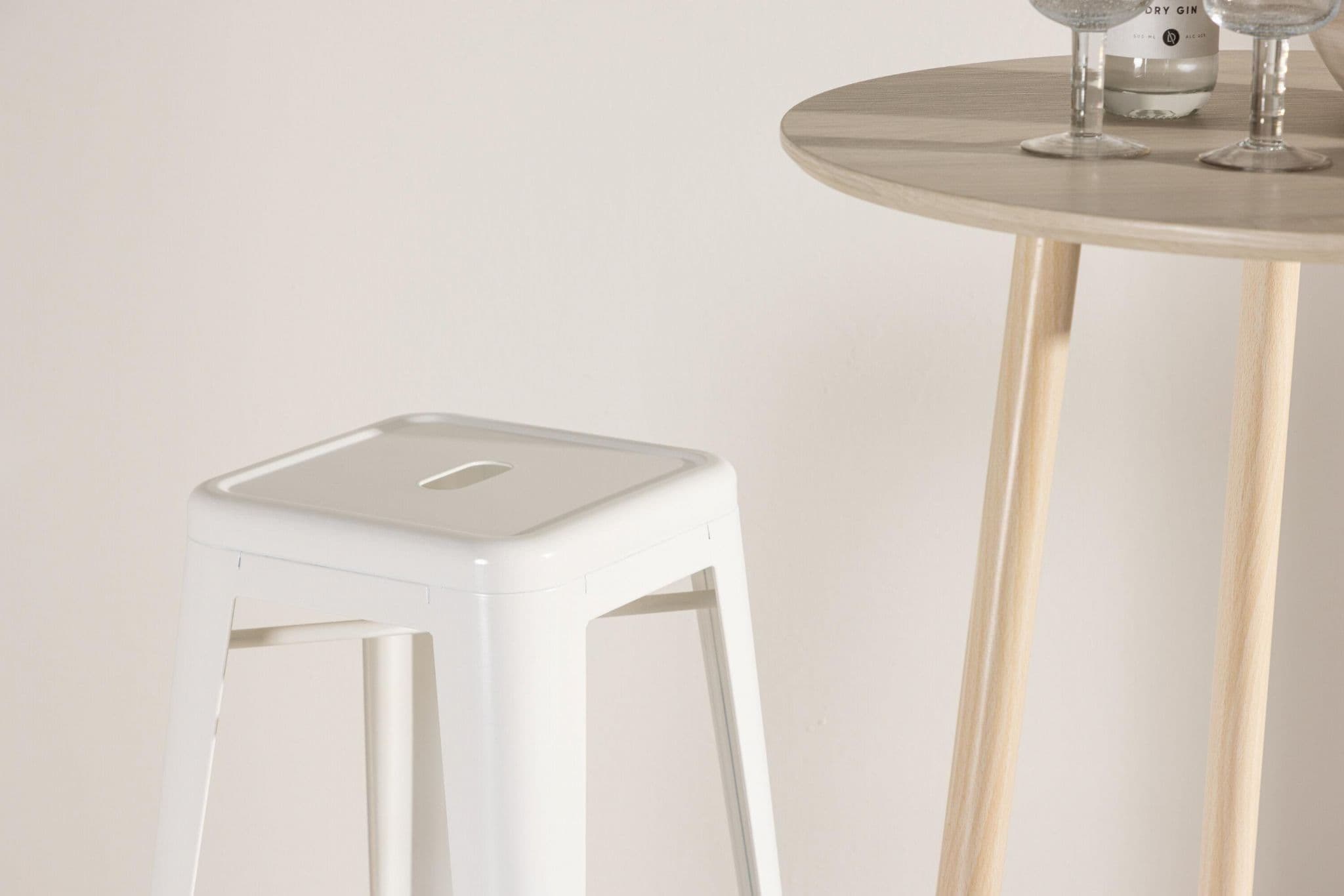 Tempe Bar Chair 1-Pack, Beige - Image 2