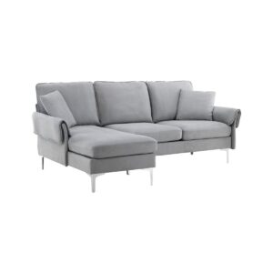 Toulouse Sofa, Grey Fabric
