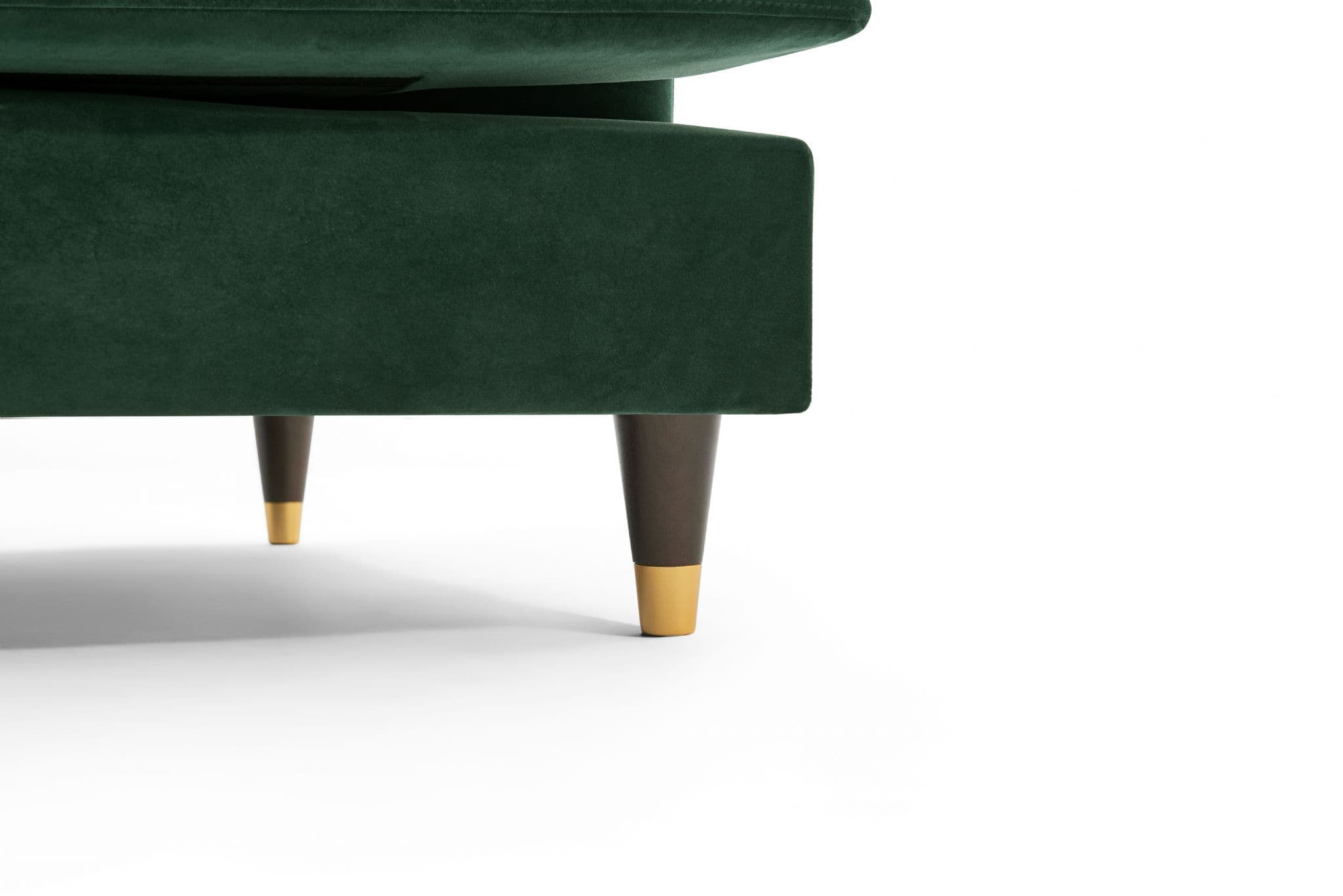 Tribeca Tufted Vintage Black Velvet 3 Seater Sofa - Image 13