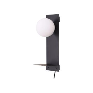 Troyes Wall Lamp, Black