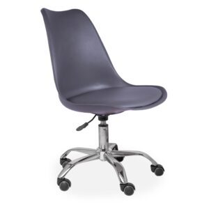Tulip Office Chair - Deep Grey