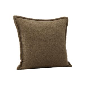 Tuva Cushion Cover Teddy Fur - Brown, 60X60