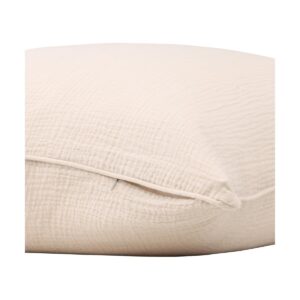 Tyra Cushion Cover Cotton Gauze - Beige, 60X60