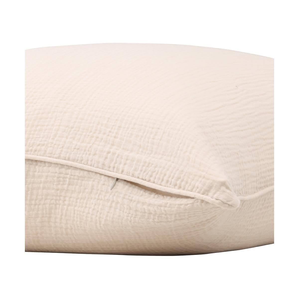 Tyra Cushion Cover Cotton Gauze, Blue, 60X60 - Image 2