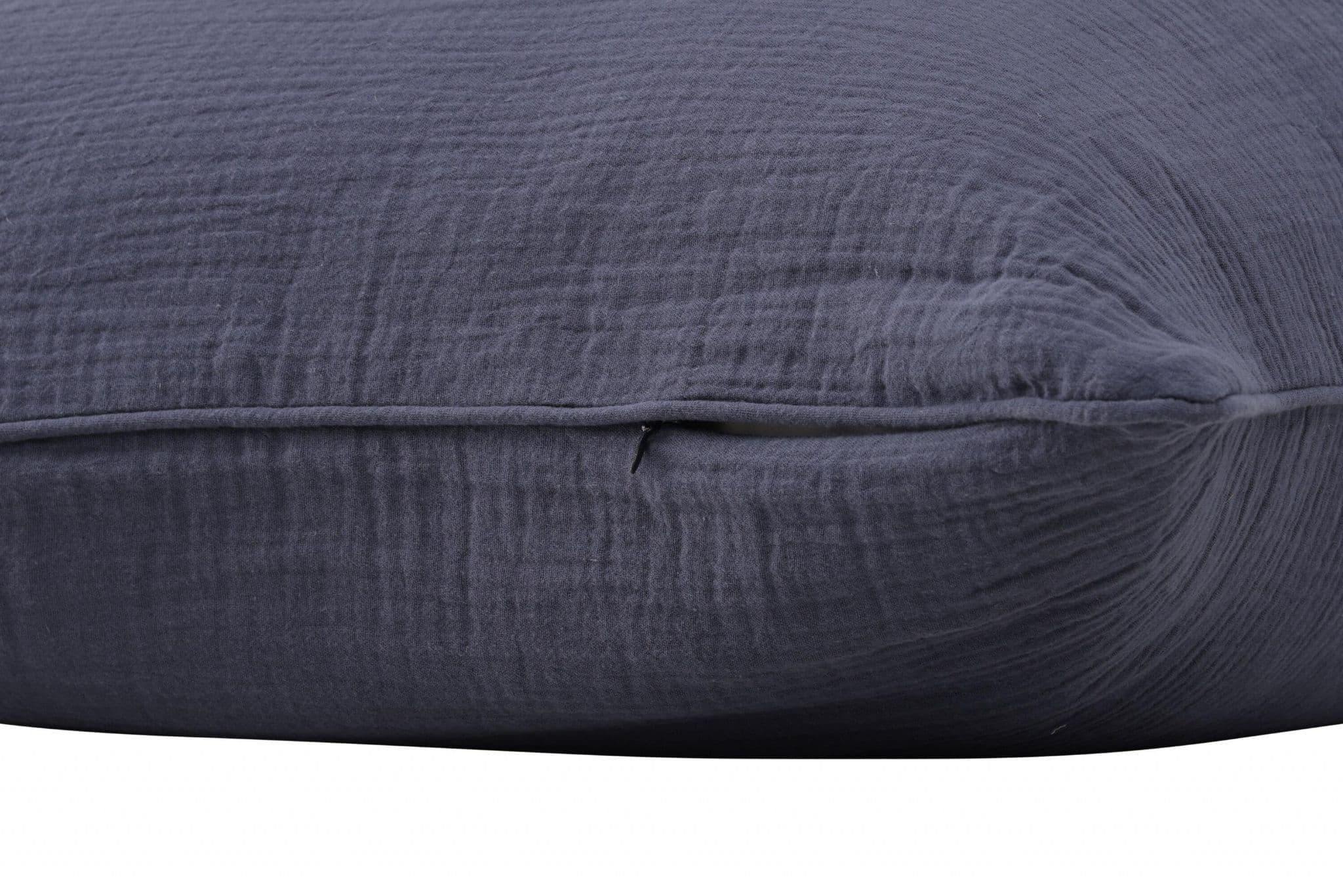 Tyra Cushion Cover Cotton Gauze, Blue, 60X60 - Image 9