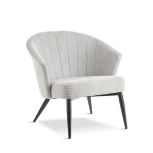 X1 Ava Grey Fabric Lounge Chair
