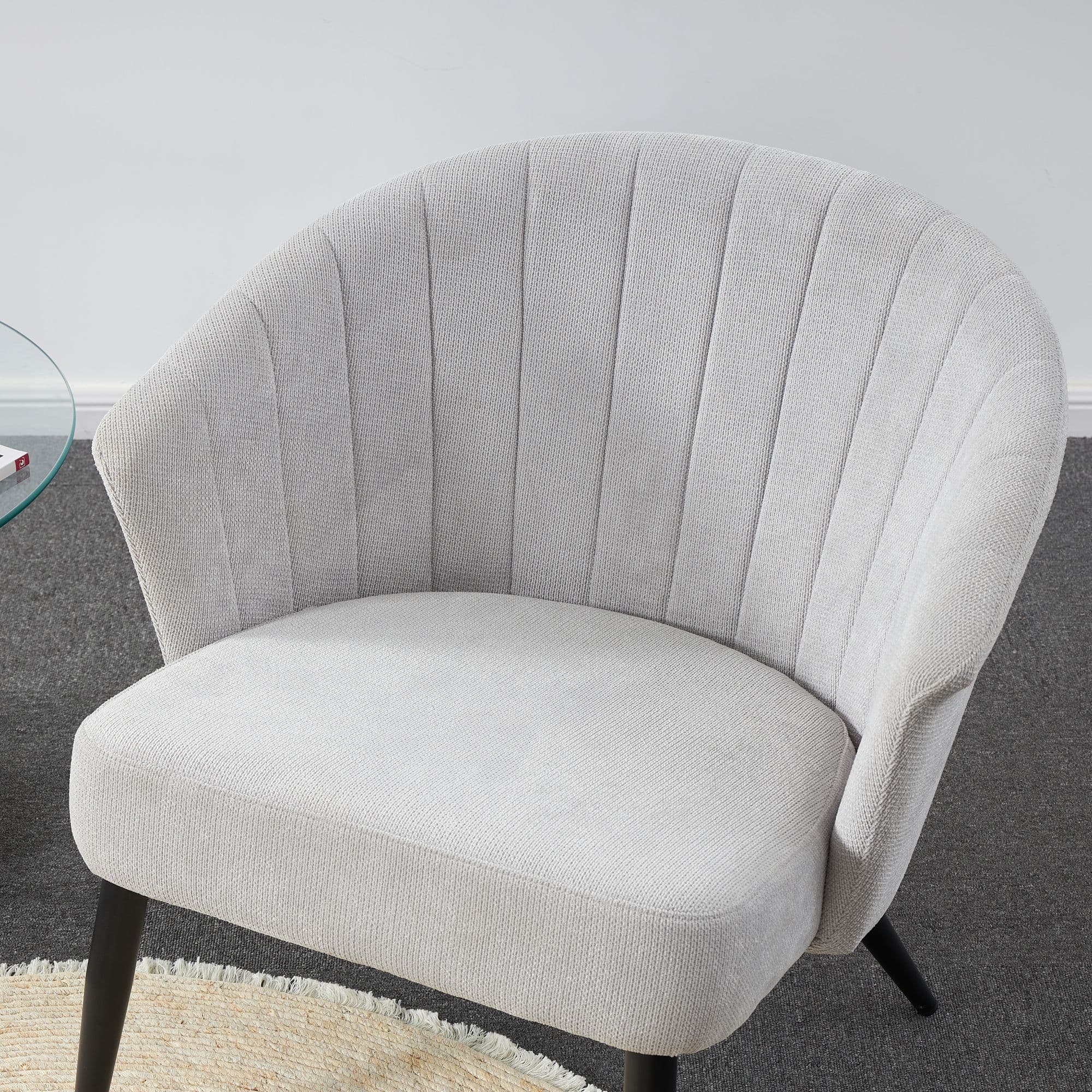 X1 Ava Grey Fabric Lounge Chair - Image 6