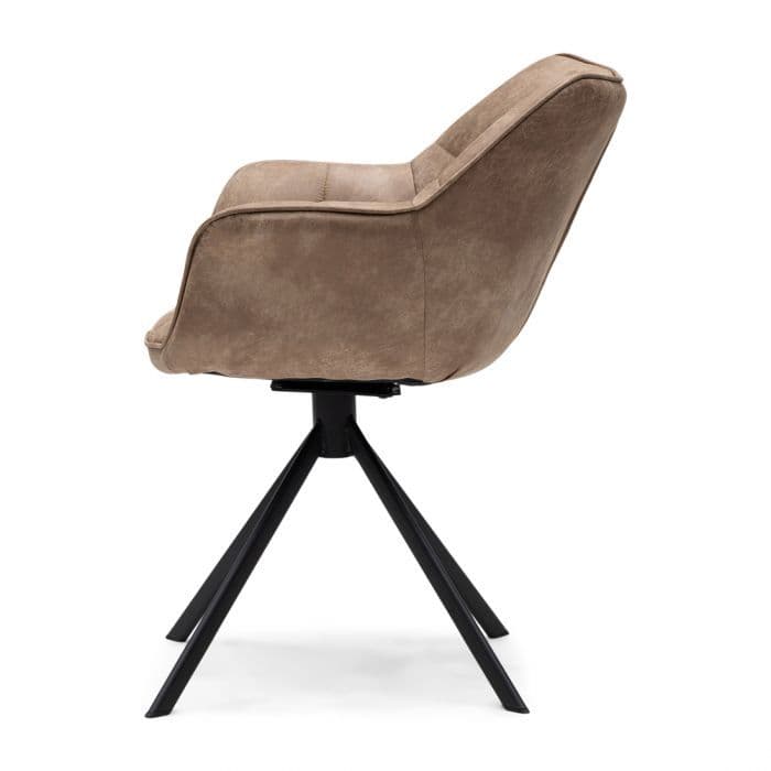 X1 Camel Leathaire Ruby Armchair - Image 3