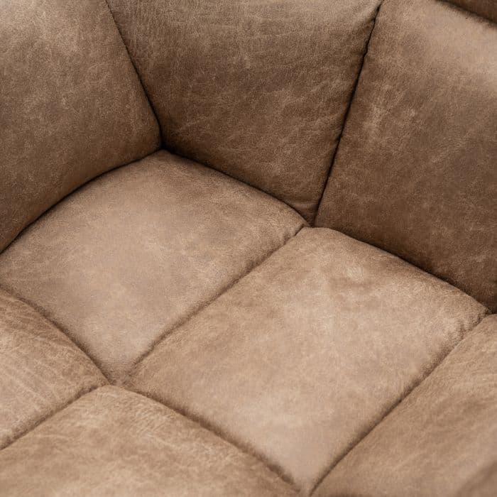 X1 Camel Leathaire Ruby Armchair - Image 5