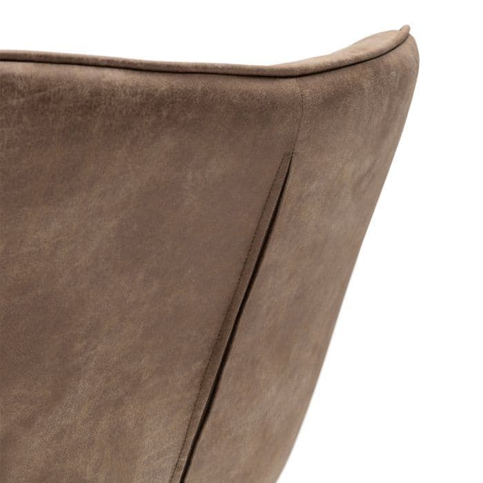 X1 Camel Leathaire Ruby Armchair - Image 6