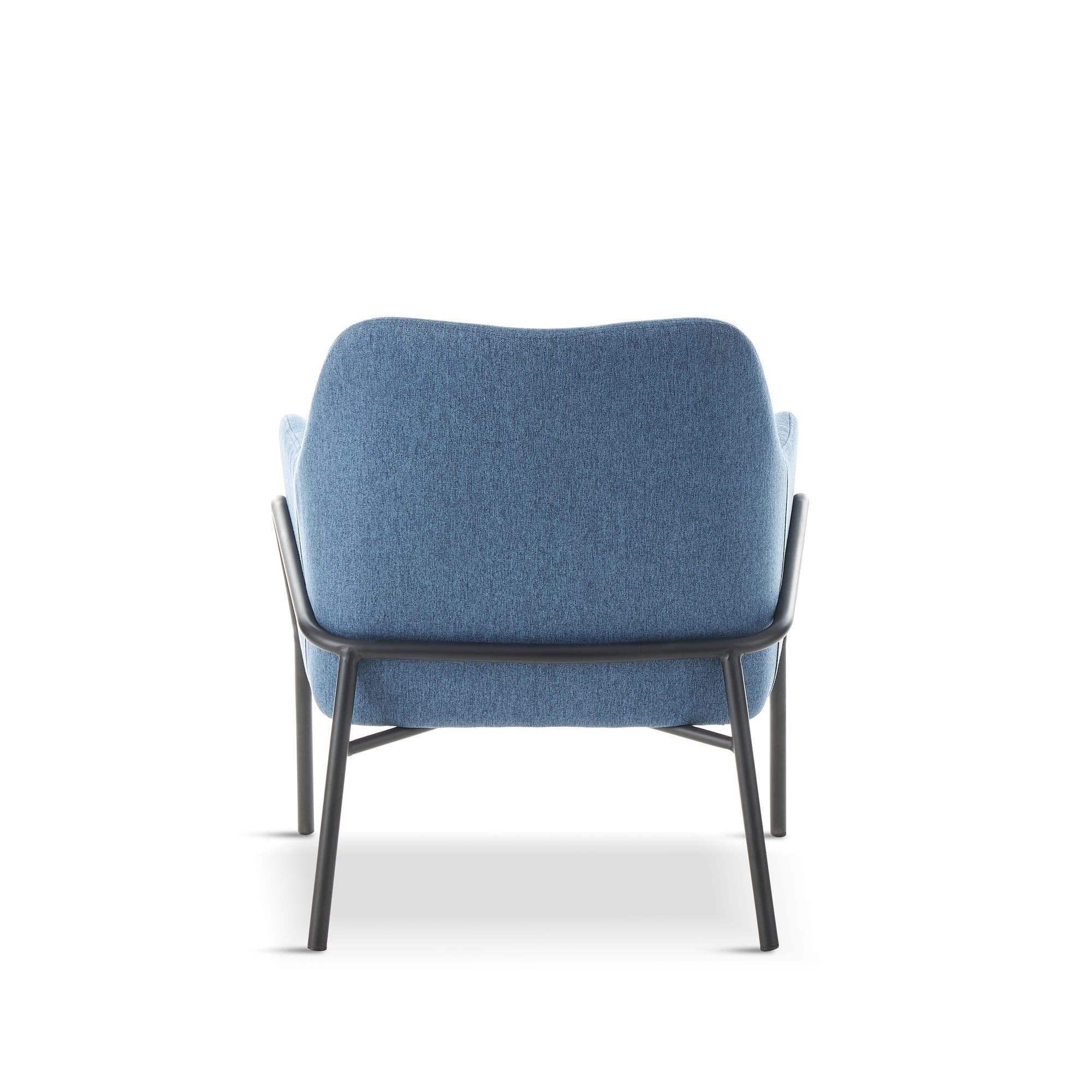 X1 Karl Blue Fabric Lounge Chair - Image 5