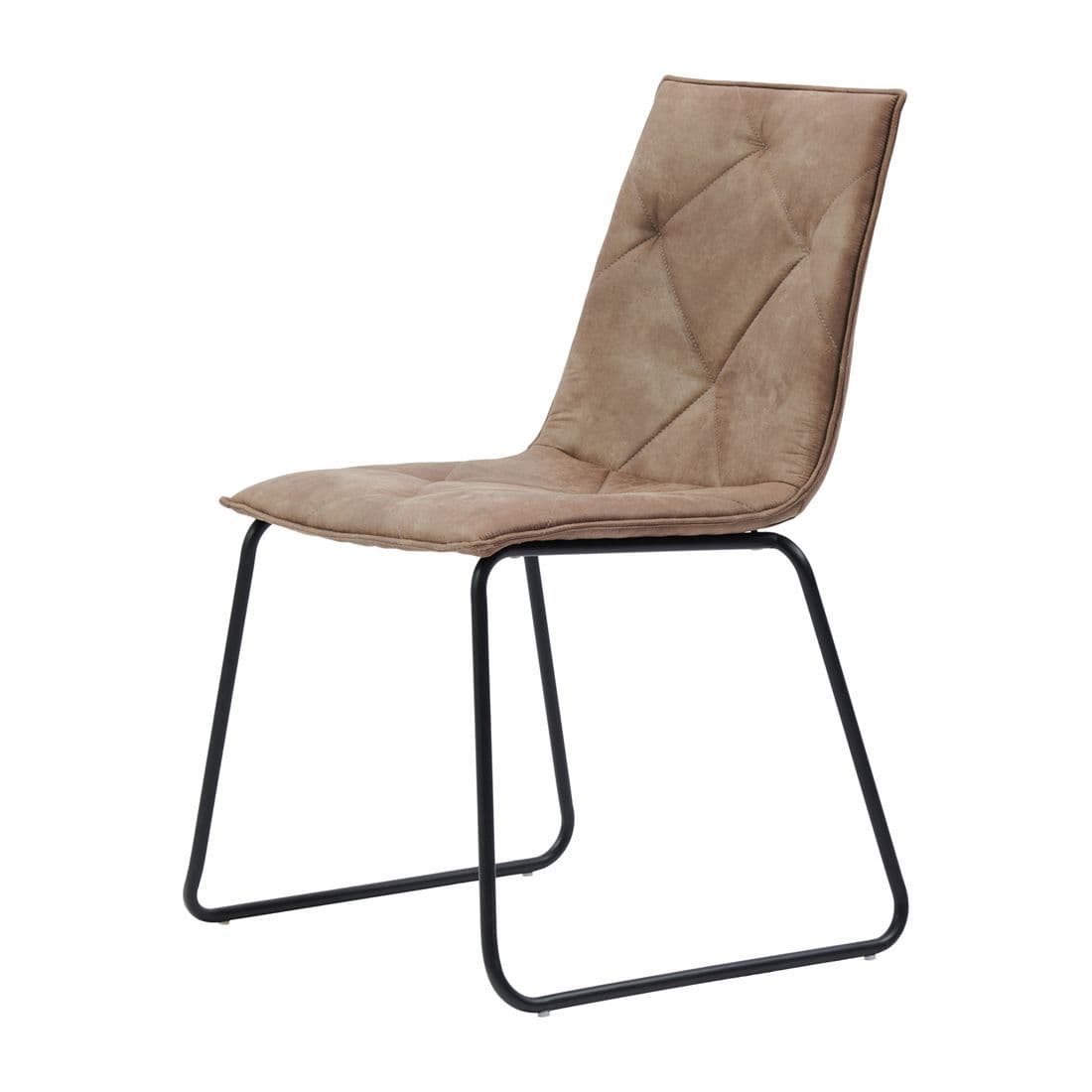 X2 Barmo Roman Coffee Leathaire Dining Chair - Image 2