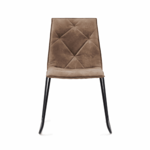 X2 Barmo Roman Coffee Leathaire Dining Chair