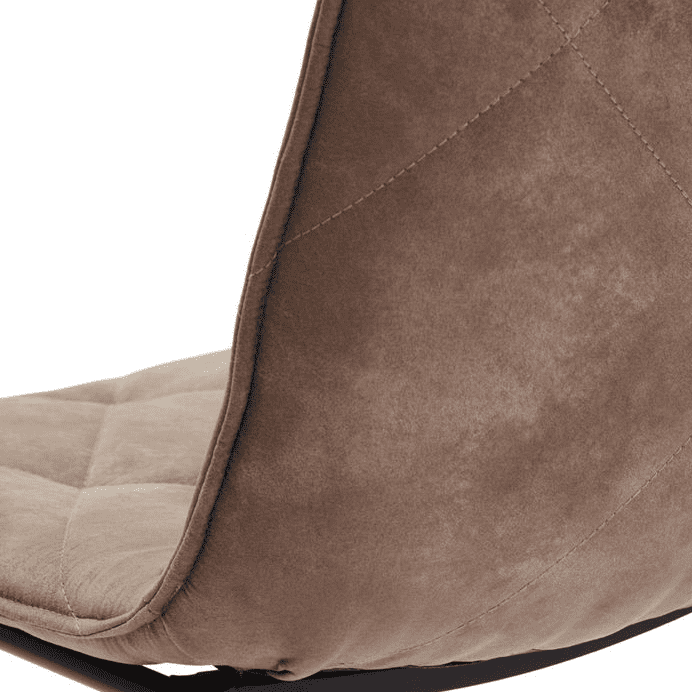 X2 Barmo Roman Coffee Leathaire Dining Chair - Image 5