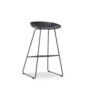 X2 Black Alar Plastic Barstool