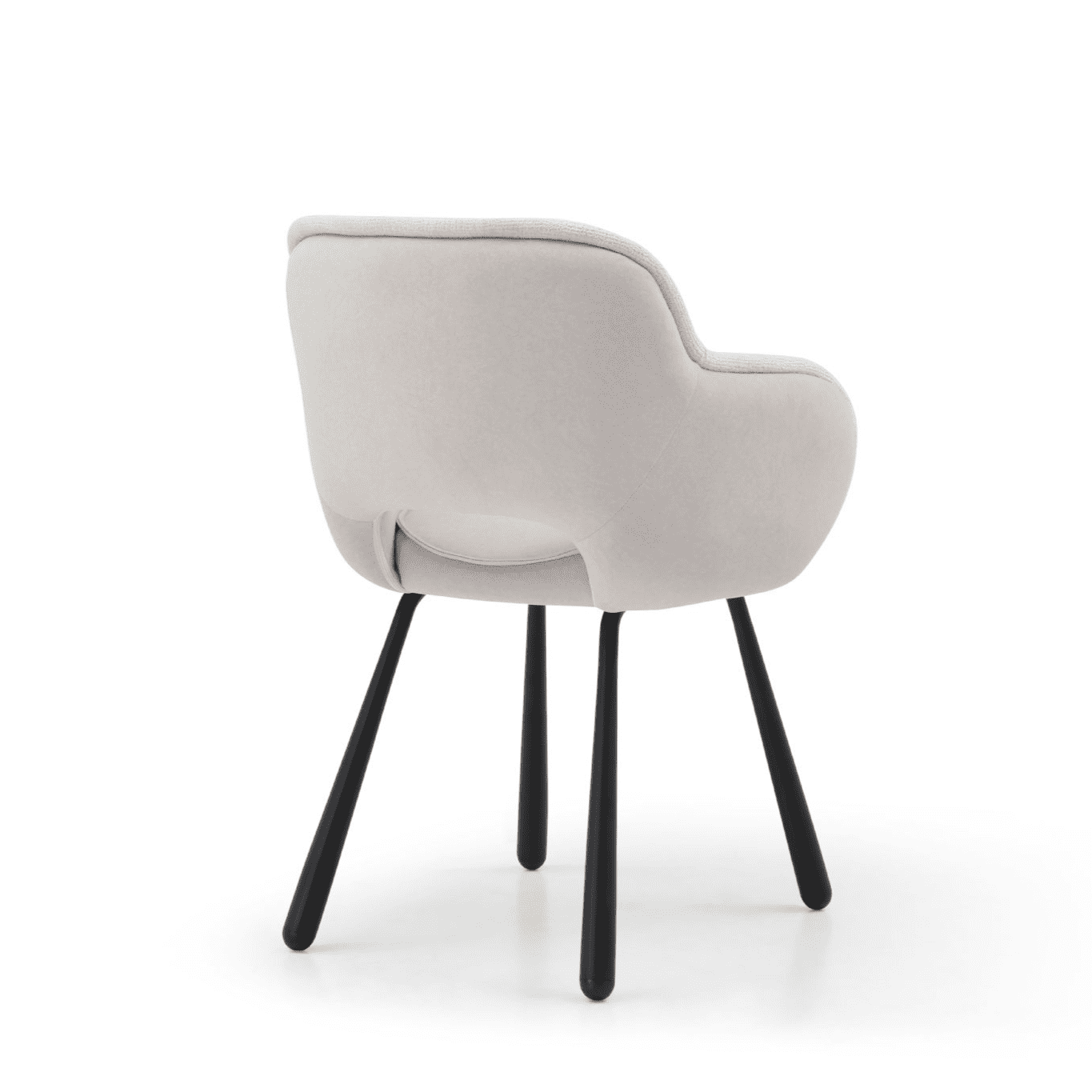 X2 Claudia Art Deco Dining Chairs - Beige - Image 7