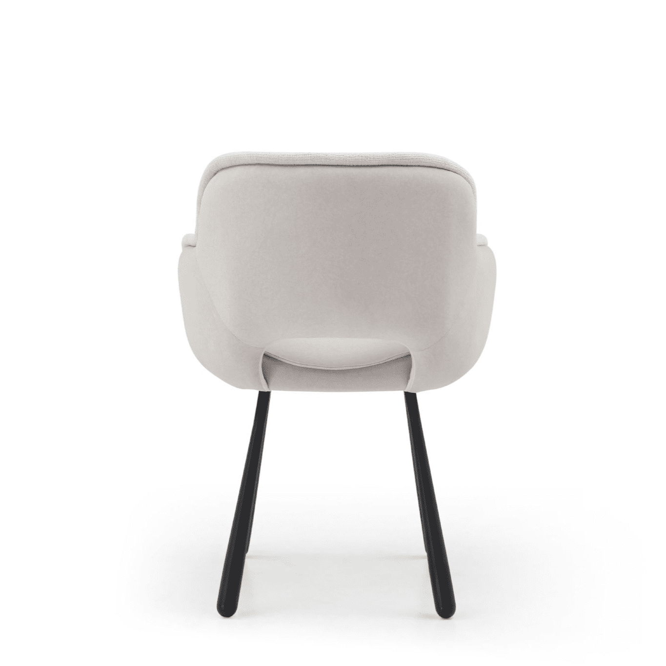 X2 Claudia Art Deco Dining Chairs - Beige - Image 8