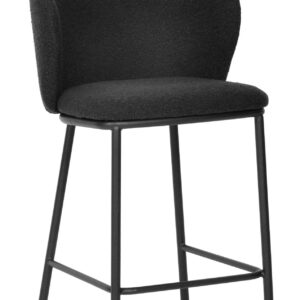 X2 Mandy Green Velvet Barstool - Deep Grey, X2