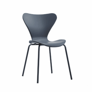 X2 Modern Stackable Dining Chair Navy Blue