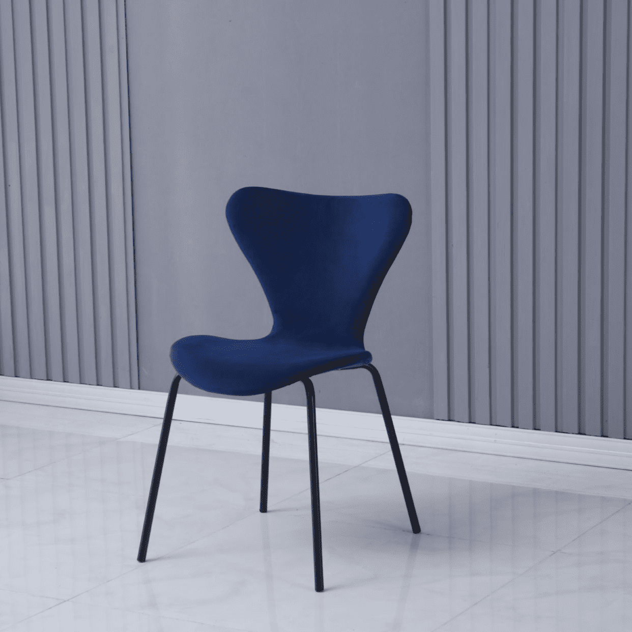 X2 Modern Velvet Orange Stackable Dining Chair - Image 12