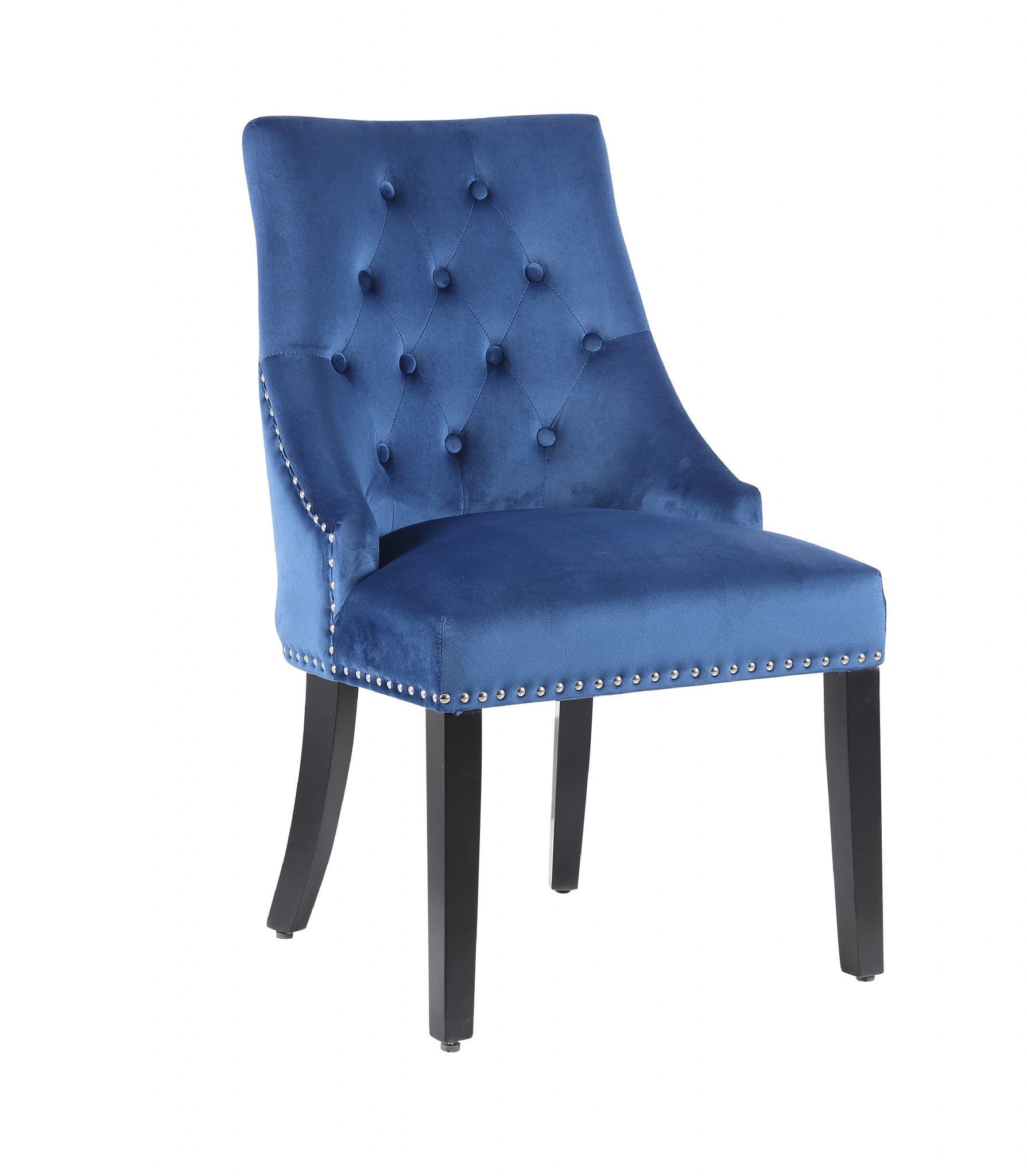 X2 Nicholas Velvet Green Dining Chair - Image 3