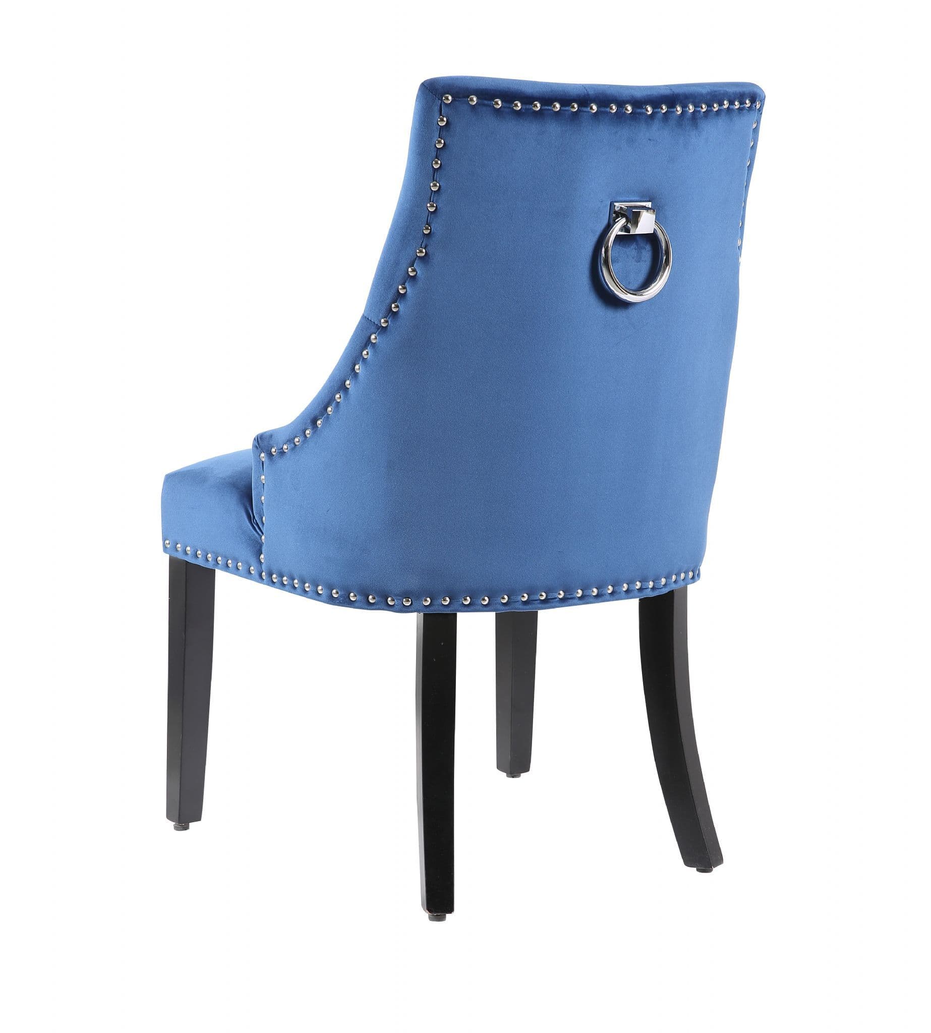 X2 Nicholas Velvet Green Dining Chair - Image 10