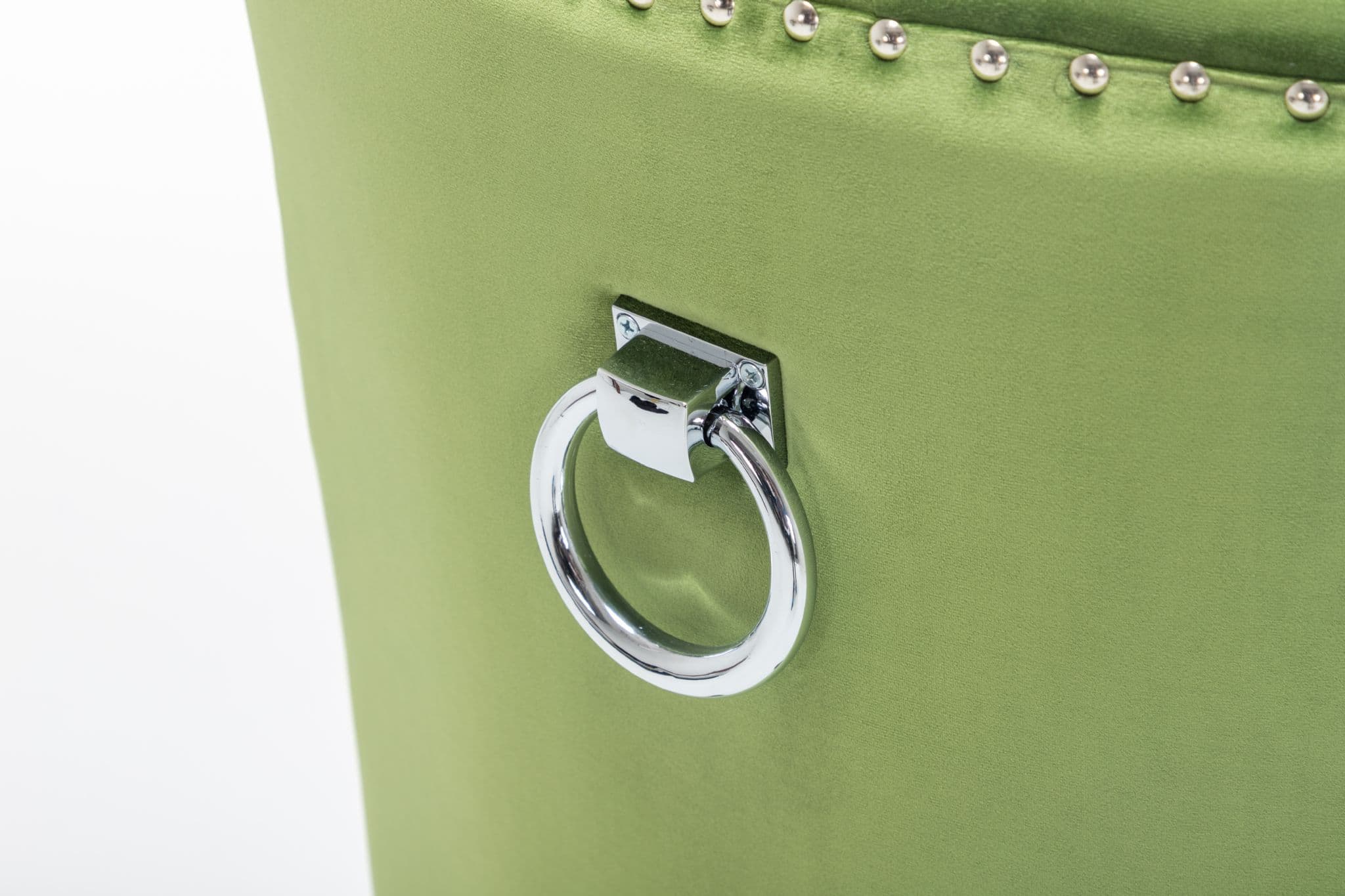 X2 Nicholas Velvet Green Dining Chair - Image 5