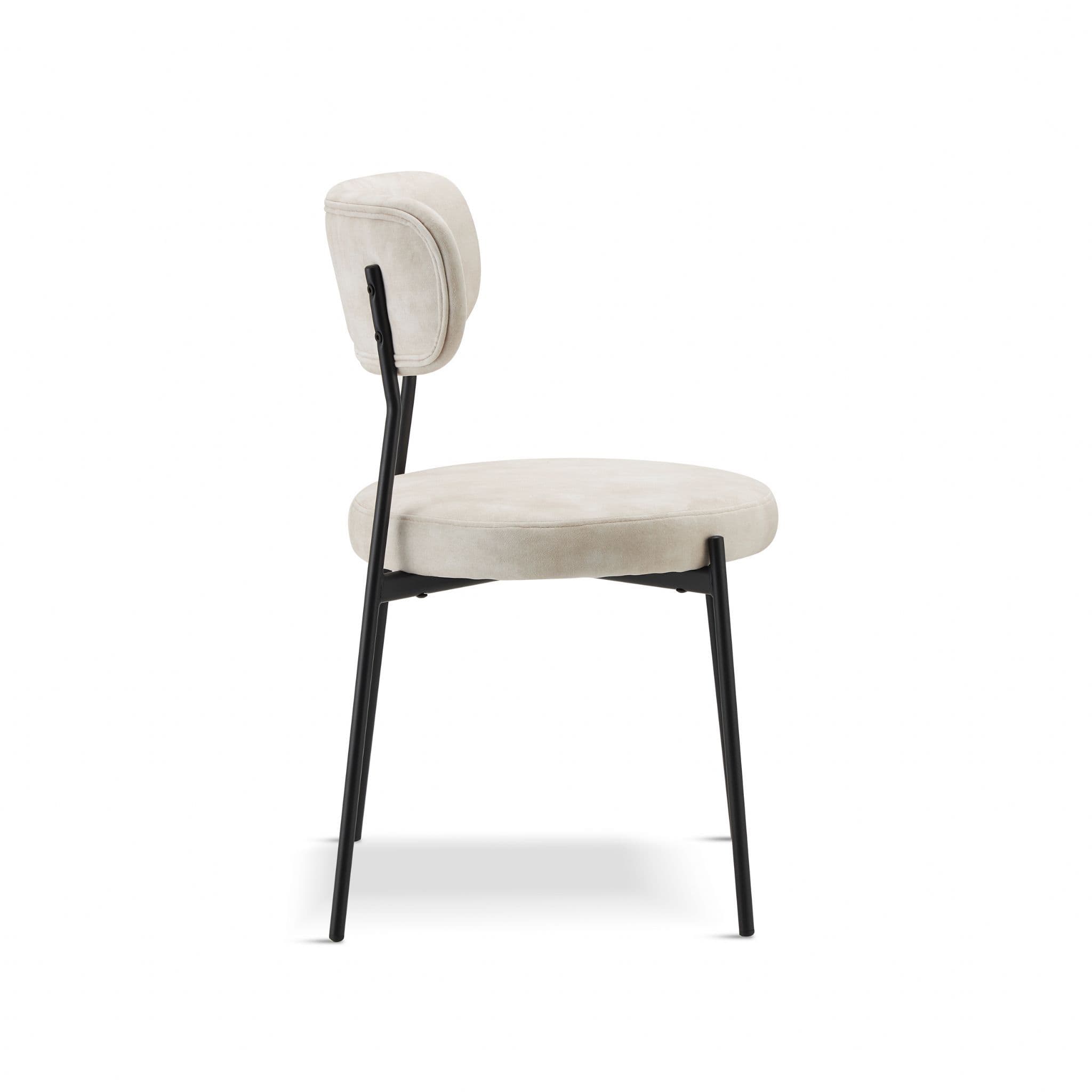 X2 Stackable Glenn Velvet Dining Chairs - Dark Green - Image 17