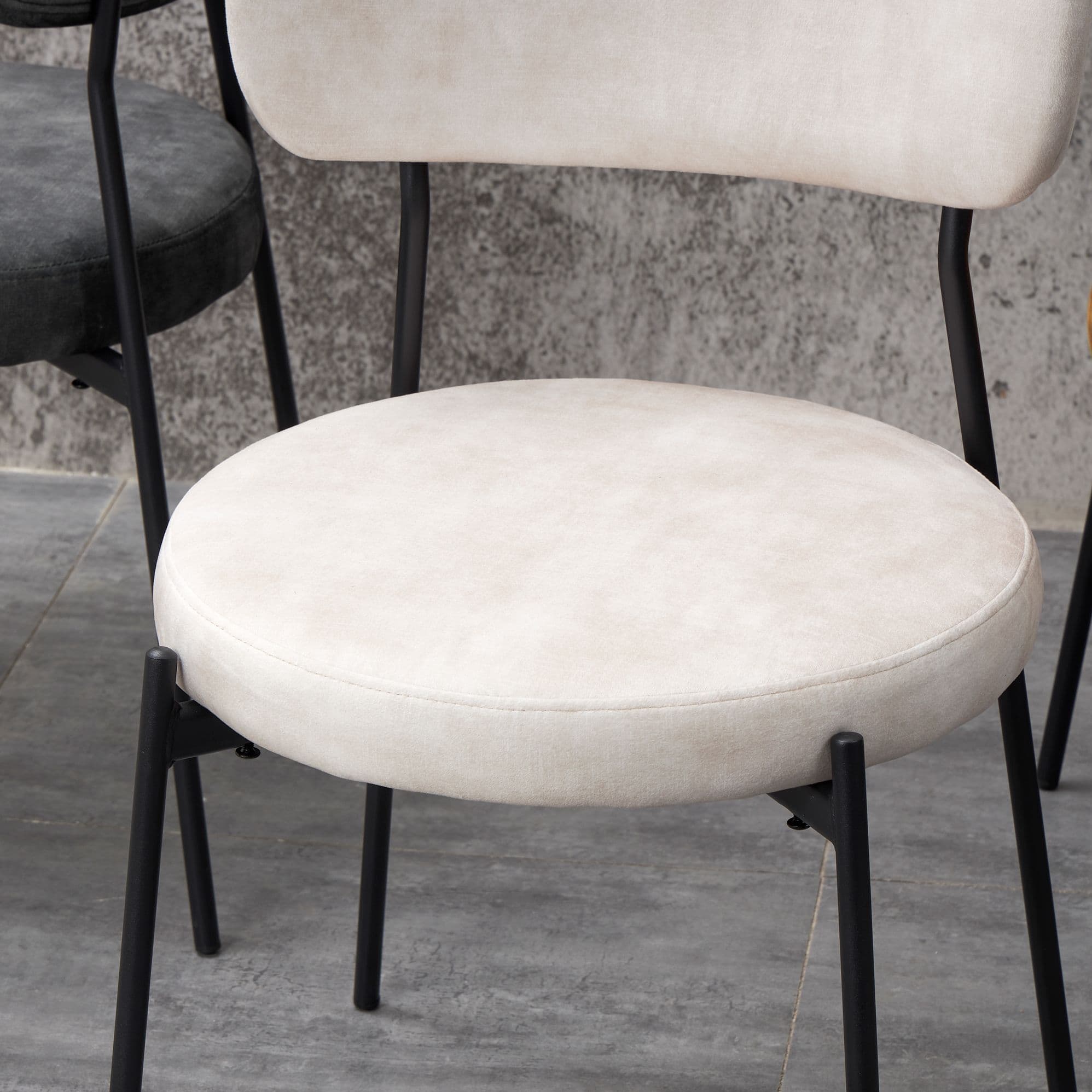 X2 Stackable Glenn Velvet Dining Chairs - Dark Green - Image 20