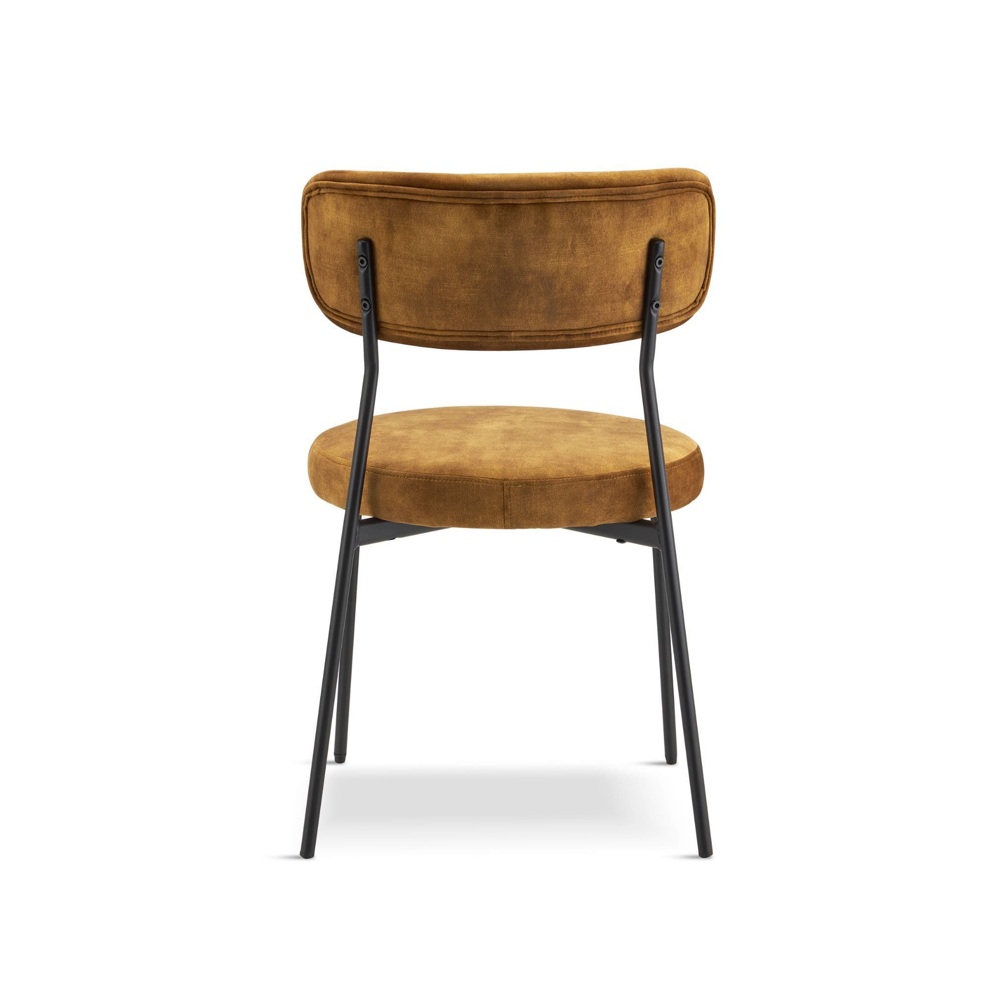 X2 Stackable Glenn Velvet Dining Chairs - Dark Green - Image 12