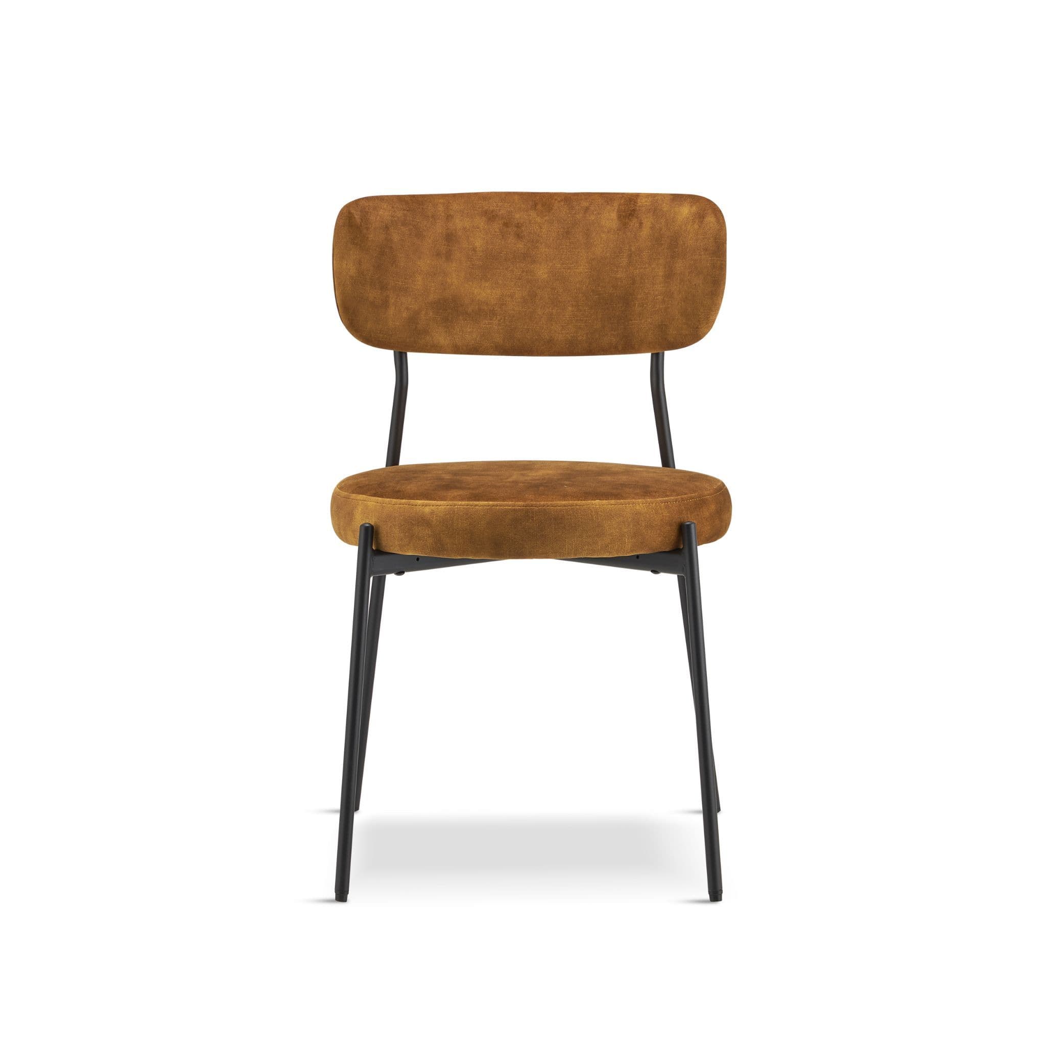 X2 Stackable Glenn Velvet Dining Chairs - Dark Green - Image 13