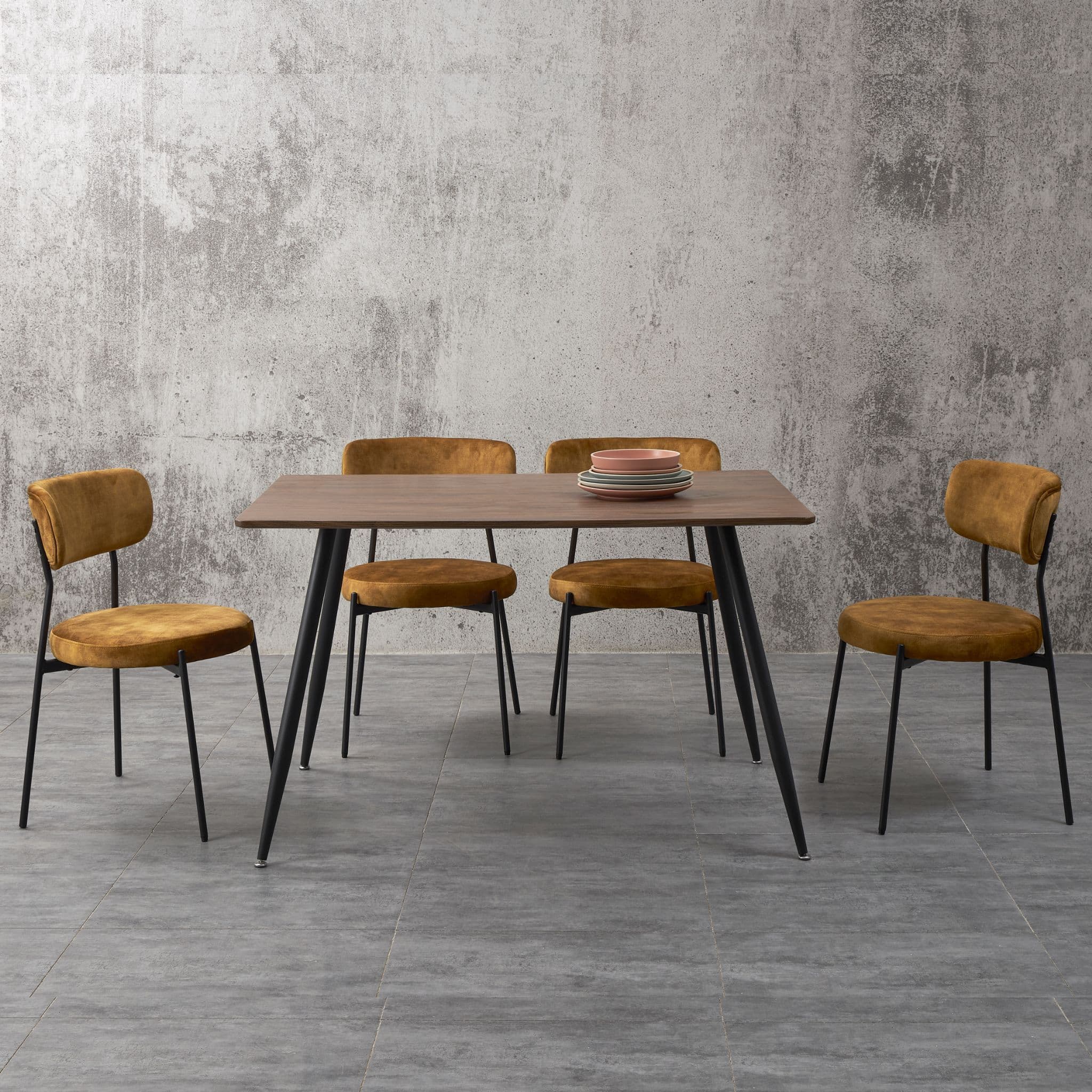 X2 Stackable Glenn Velvet Dining Chairs - Dark Green - Image 15