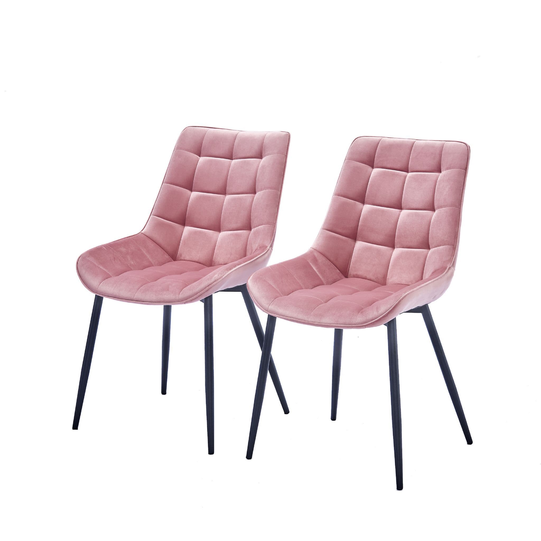 X2 Westfield Black Velvet Dining Chair - Image 21