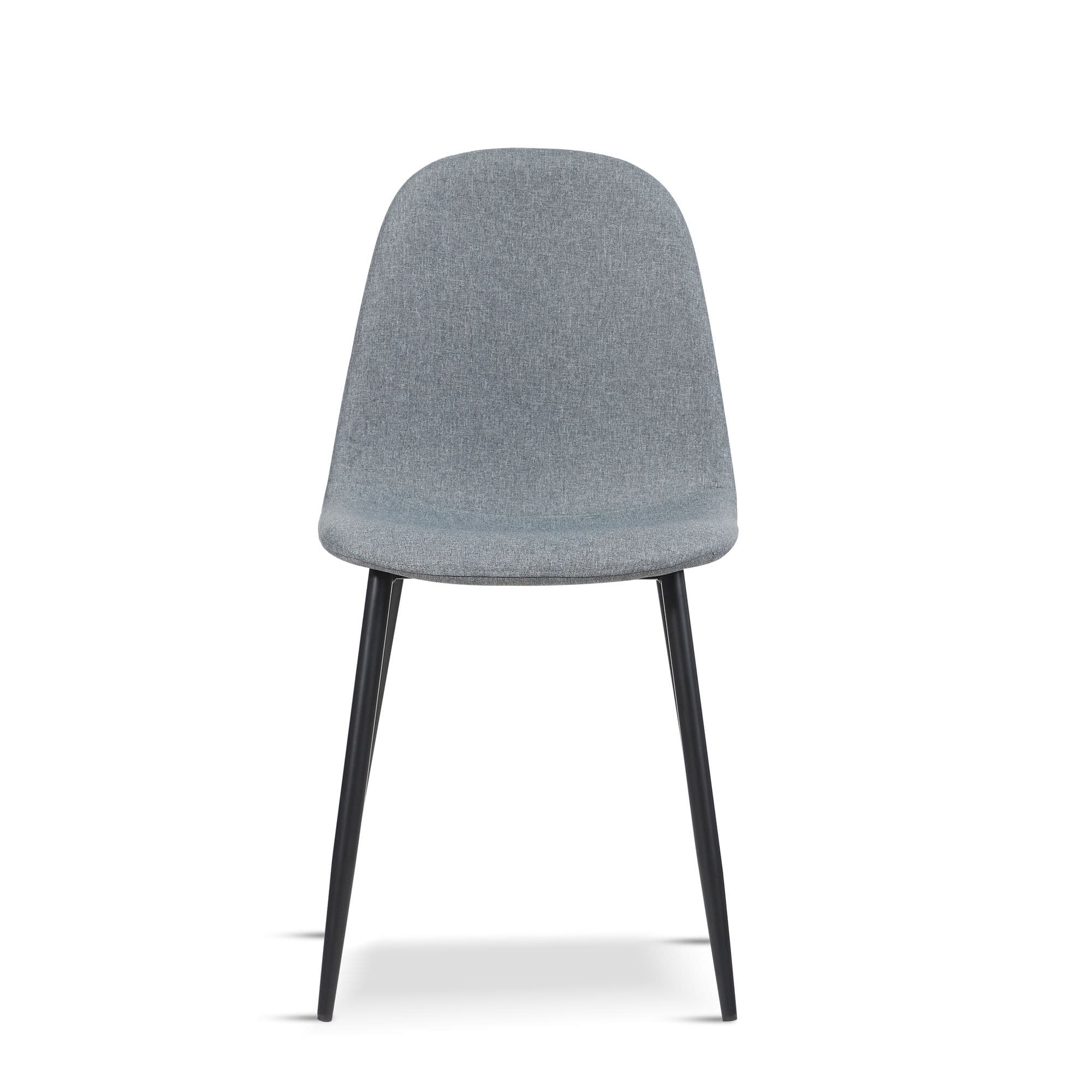 X4 Ames Grey Fabric Upholstered Dining Chair - Image 2