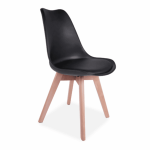 X4 Ecn Black Tulip Style Dining Chair (Premium)