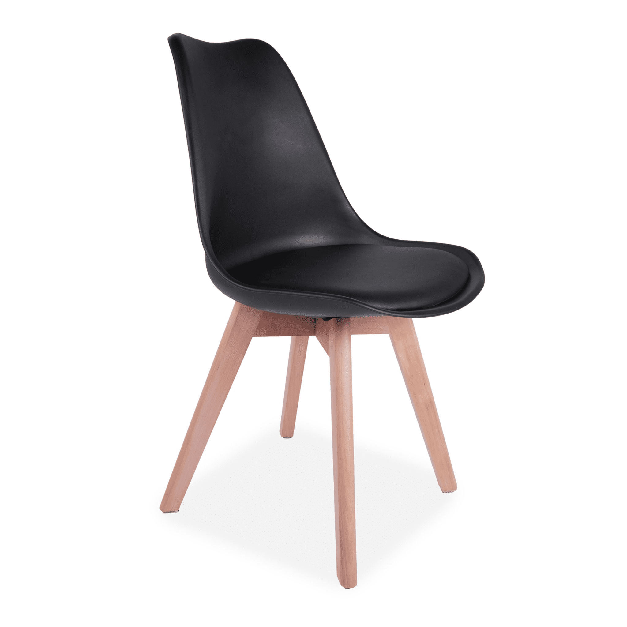 X4 Ecn Black Tulip Style Dining Chair (Premium)
