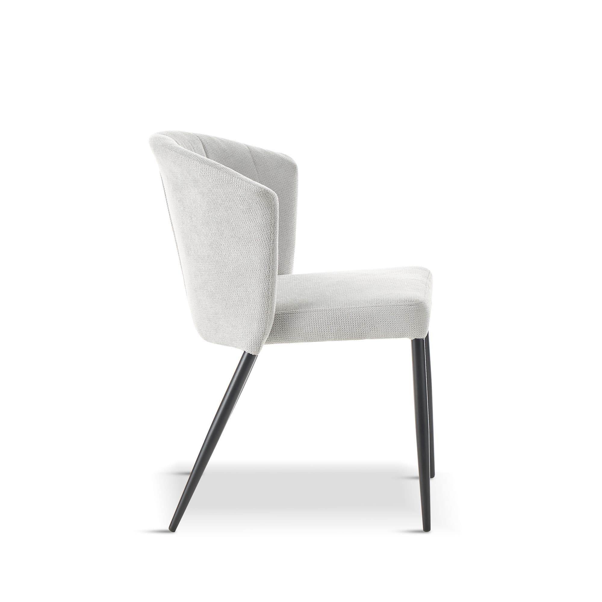 X4 Mason Deep Grey Fabric Dining Chair - Image 10