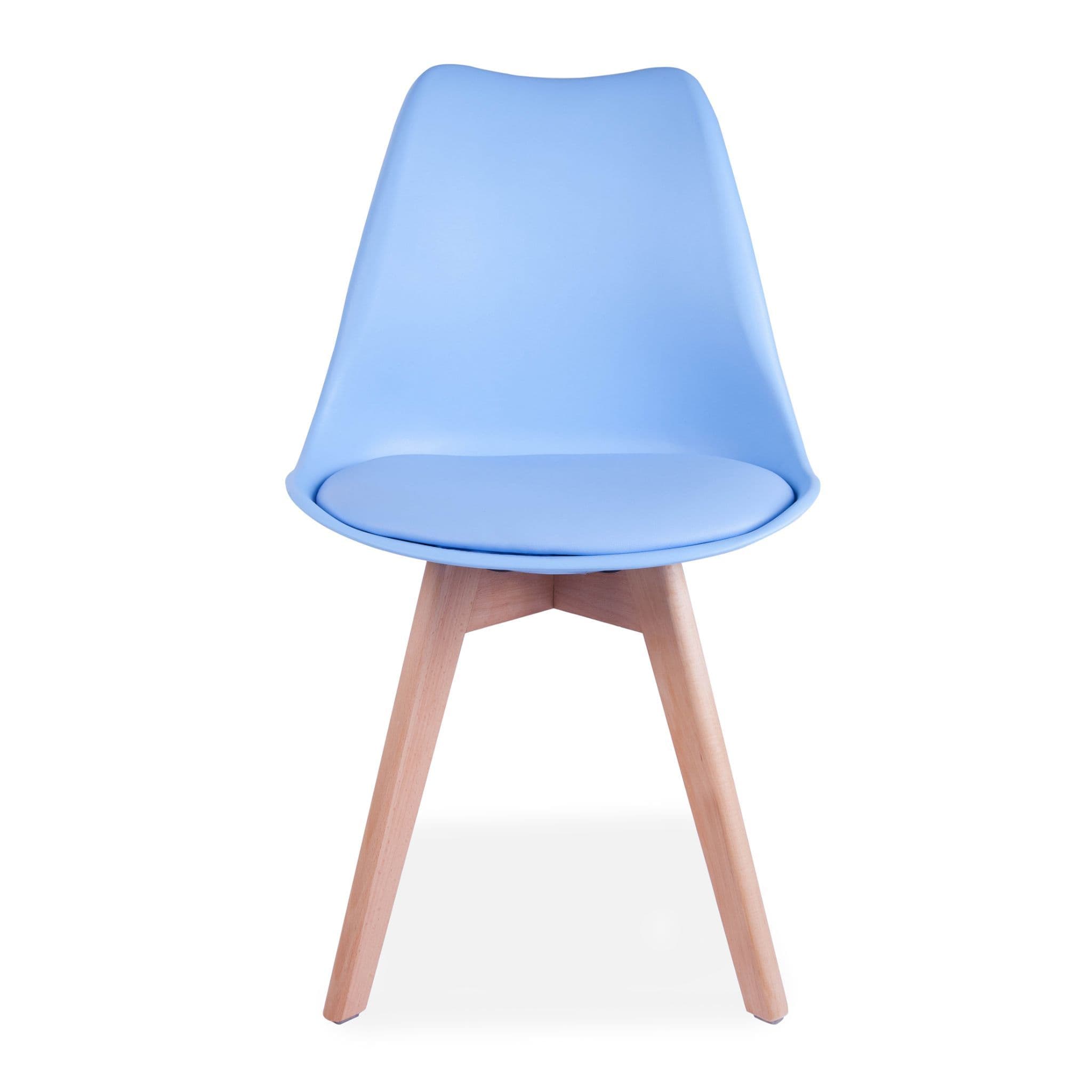 X4 Tulip Pyramid Dining Chairs With Beech Legs, Black - Image 19