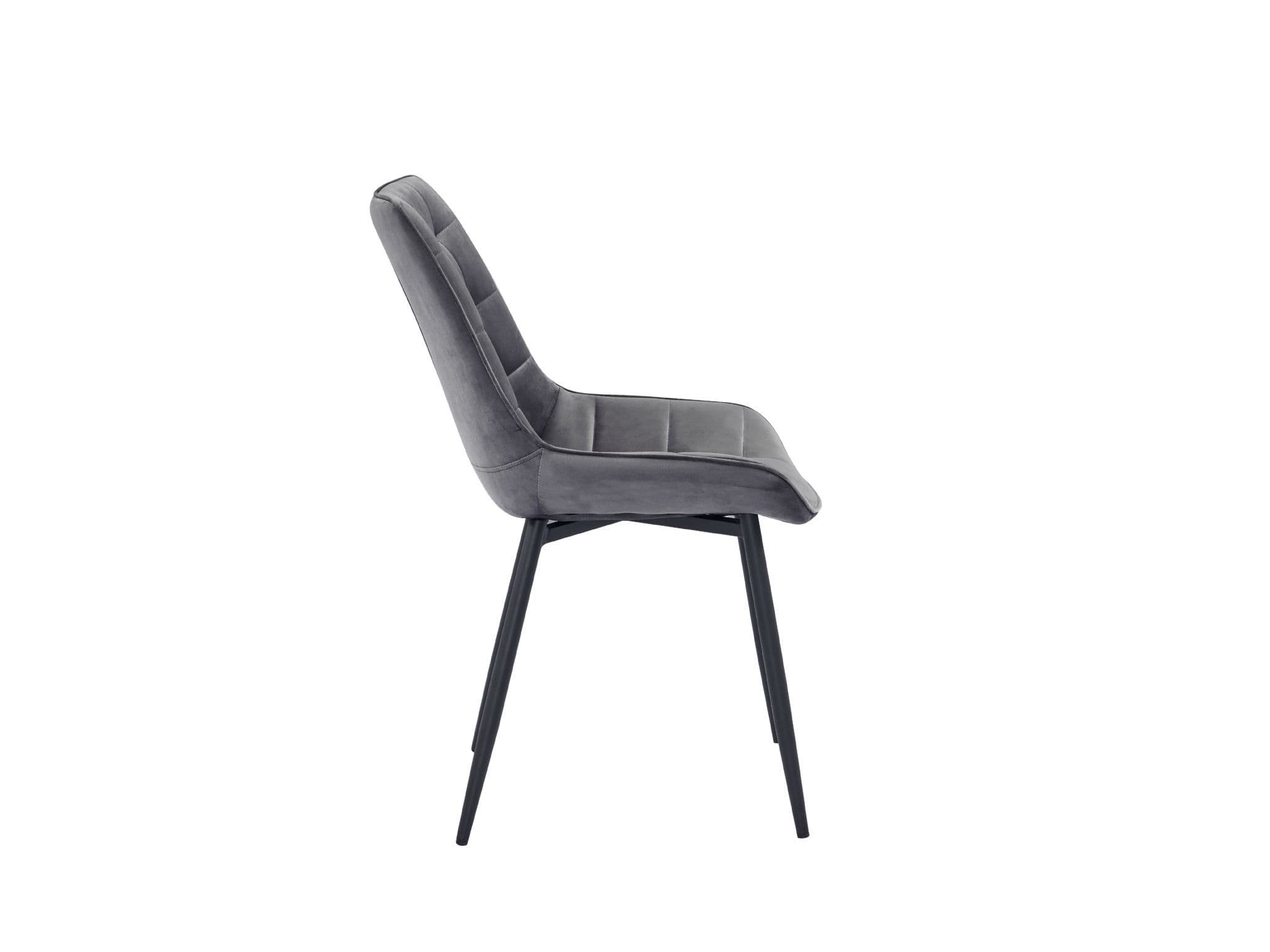 X2 Westfield Black Velvet Dining Chair - Image 24