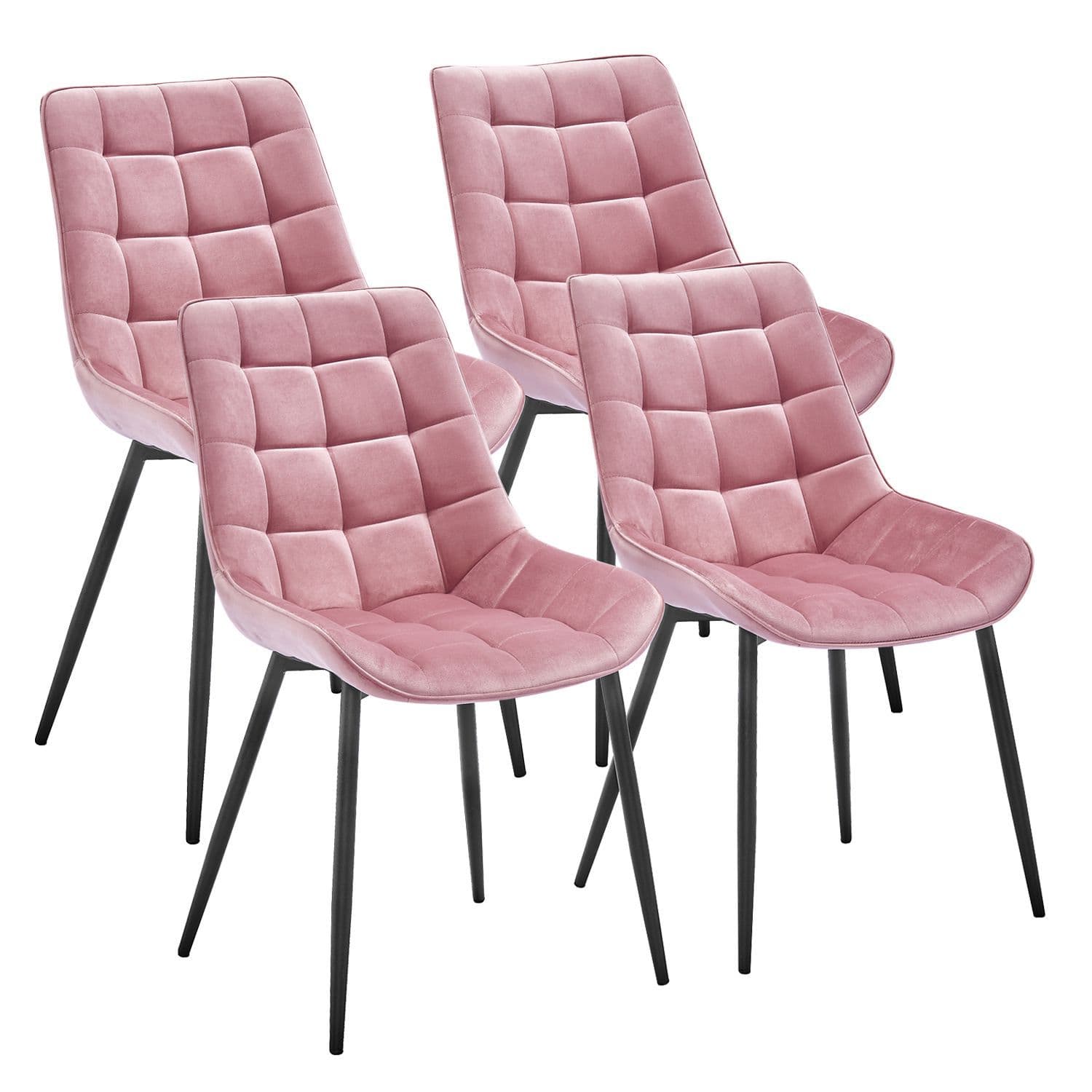 X2 Westfield Black Velvet Dining Chair - Image 7