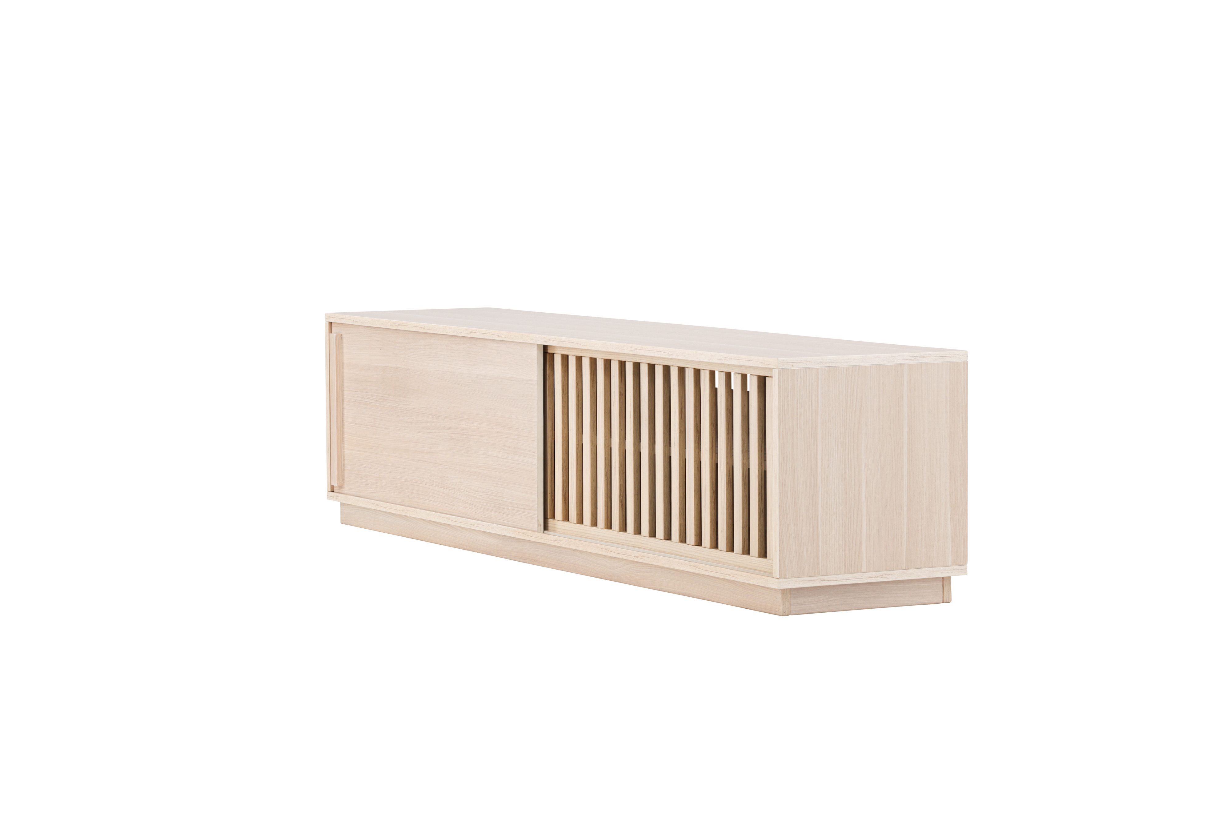 Lugo Tv Bench - Whitewash / Whitewash Melamine