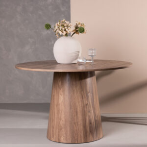 Lanzo Dining Table Dia 120 - Natural / Natural Mdf